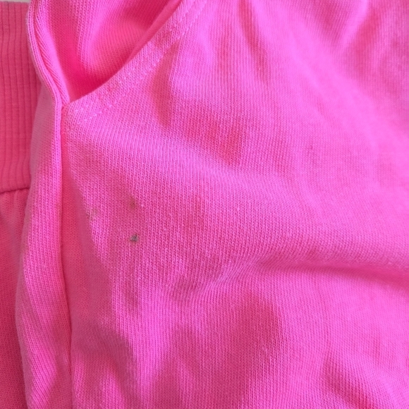 New Sundry Heart Print Pink Jogger Loungewear Sweatpants NWT Small - Picture 5 of 6